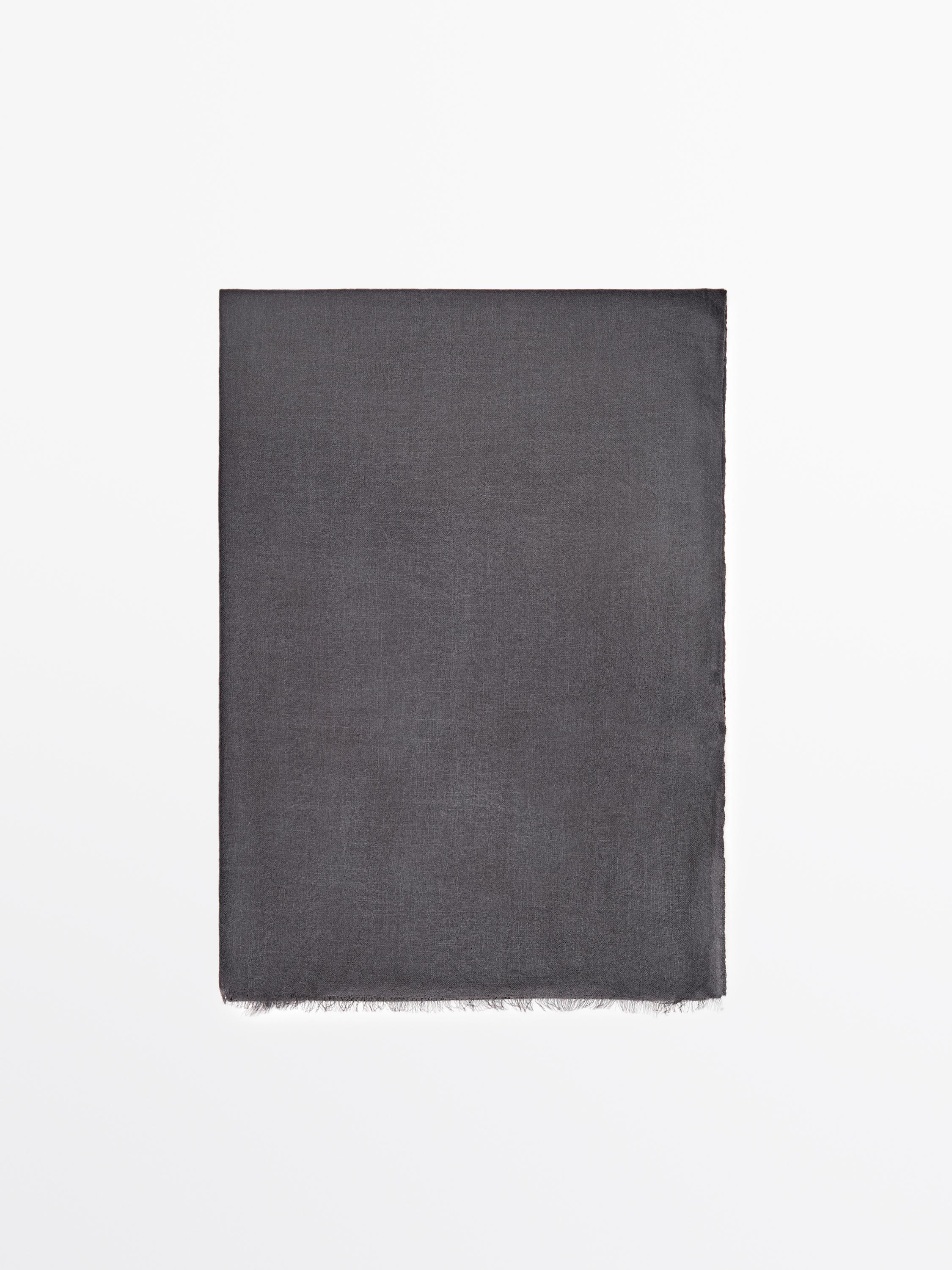 Thin lightweight 100% wool scarf